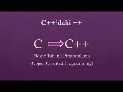 Video: C++ nesne yönelimli mi yoksa prosedürel mi?