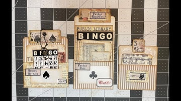 Quick Overview: Altered Playing Card Tabs and Pockets - Junk Journal Ephemera