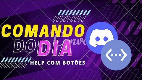 Comando de Help / Ajuda por Botões em DBD | Bot Discord - Tuty