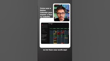 Como organizar sua agenda com o Notion Calendar e Notion  #notion #cafecomnotion #dicas