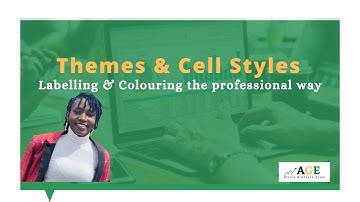 Excel for beginners - Part 3 ( themes & cell style, borders) #microsoftexcel