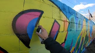 Colorful Graffiti Pieces - Full Process by Dirty Hands Boy 410 views 1 year ago 11 minutes, 18 seconds