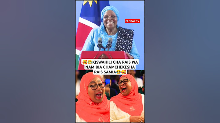 🥰😂KISWAHILI CHA RAIS WA NAMIBIA CHAMCHEKESHA RAIS SAMIA😂🥰.... #shortsvideo #trending