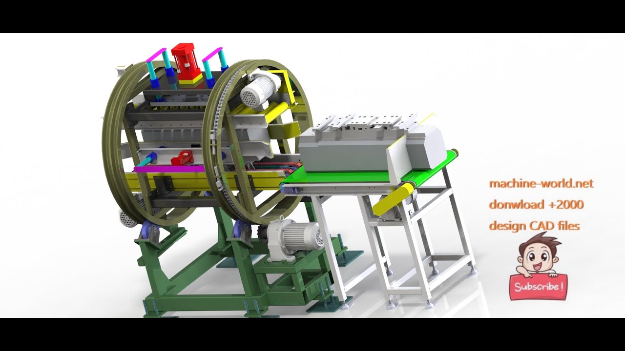 Rotating Machine Modul Hd 180 degrees Product Rotating Machine-industrial 3D model : machine ...