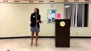 Toastmasters Project #5 (Advanced Manual) - Persuasive Speaking