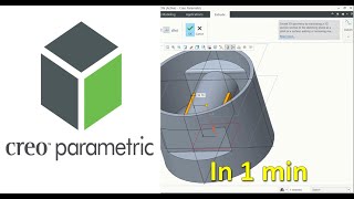 How to sketch on a surface and extrude to remove material in creo 7 tutorial