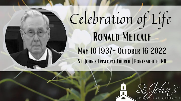 A Celebration of the Life of Ronald Metcalf