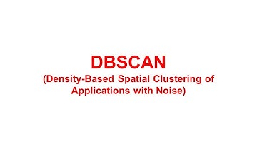 DBSCAN (Density based spatial clustering of applications with noise)