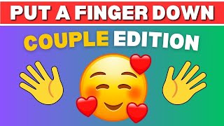 Put a Finger Down - Couples Edition 💑 | Fun Relationship Challenge! Put A Finger Down Real Couple Edition Mindssociety