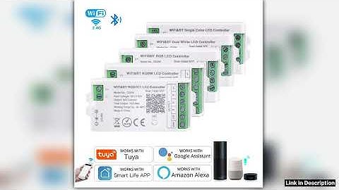 Tuya WiFi LED Controller Alexa Google Home Voice Control RGB RGBW CCT LED Strip Smart Controller AP