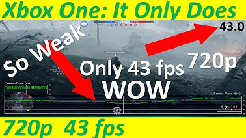 Xbox One - It Only Does 720p 43fps (Battlefield 1)