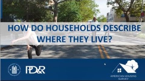 How Do Households Describe Where They Live?