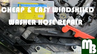 Cheap & Easy Windshield Washer Fluid Hose Repair!
