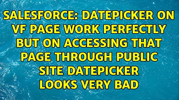 Datepicker on vf page work perfectly but On accessing that page through public site datepicker...