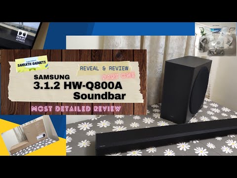 Samsung HW-Q800A 3.1.2 Soundbar - Reveal & Review - YouTube