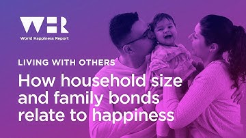The link between happiness and household size | WHR 2025