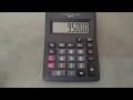 How to calculate percentage  on calculator using percentage button