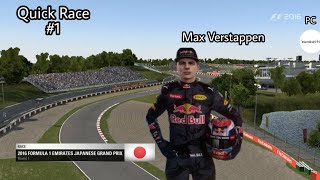 Download lagu F1 2016 | #1 - Quick Race - Max Verstappen - Suzuka Circuit Japan | Gameplay PC