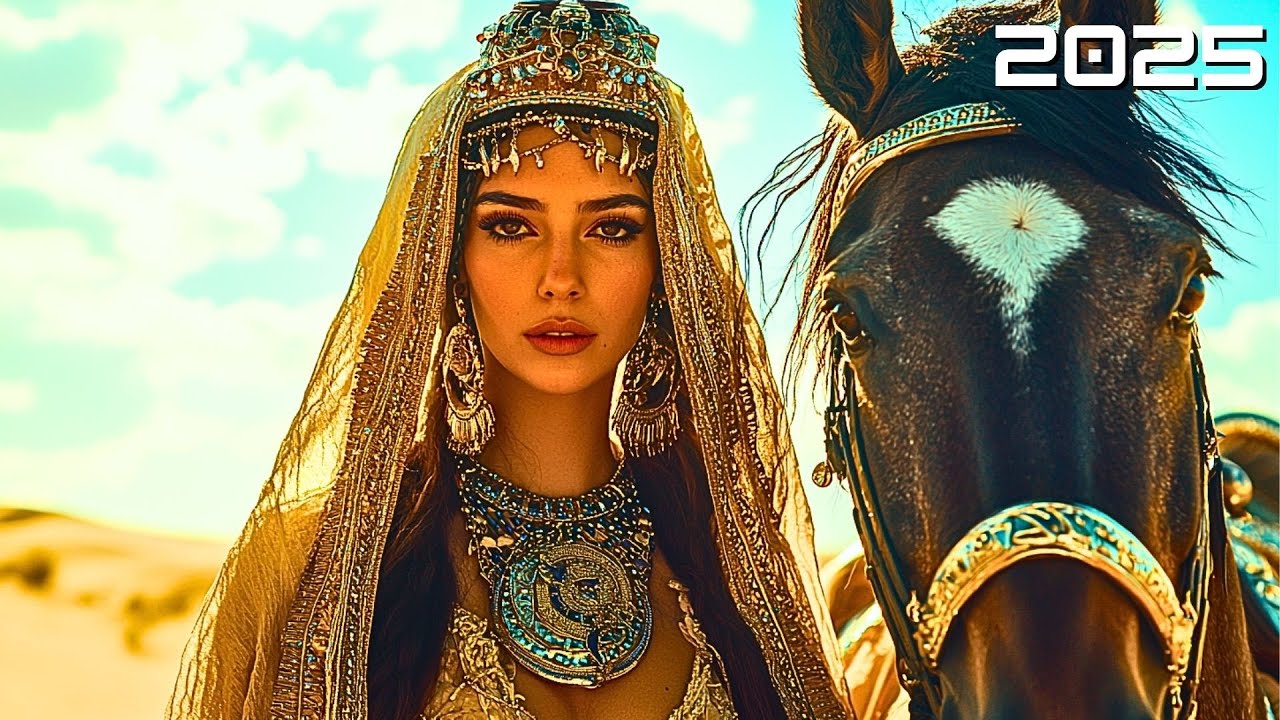 Middle Eastern Music - Silent Moon Over Crimson Dunes: Ethereal Reflections of Stillness