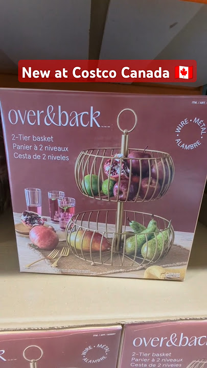 ✨ New at Costco Canada 🇨🇦 $29.99 #fruitbasket #basket