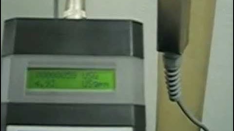 Doppler flow meter demonstration