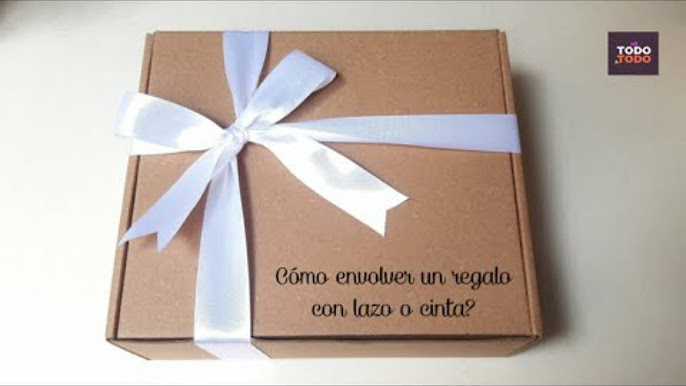 ⭐IDEAS LAZOS PARA REGALOS. TUTORIALES PARA ENVOLVER REGALOS. 