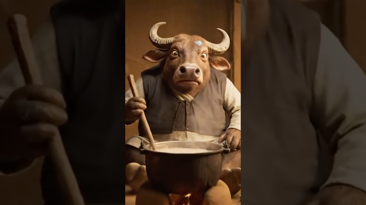 Nepali Buffalo Cooking 