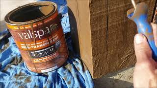 Valspar Semi Transparent Stain review, color mixed nuts on treated wood by Jamey Willis 11,020 views 3 years ago 10 minutes, 20 seconds