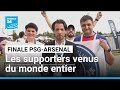 Les supporters du PSG venus du monde entier pour la finale de la Ligue des champions en Hongrie