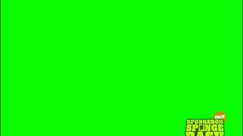 Nickelodeon Spongebob SpongeBash Screen Bug Template (2009)