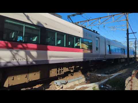 8M 常磐線 E657系K12編成 特急 ひたち8号 品川行 佐和〜勝田間 通過