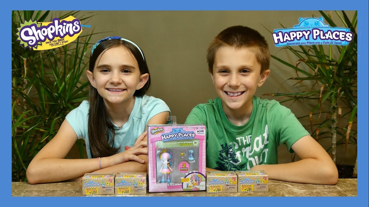 SHOPKINS HAPPY PLACES KITTY KITCHEN & BLIND BAGS