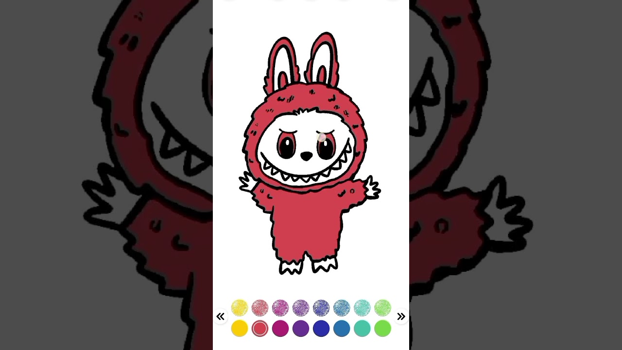 Labubu coloring🎨 Part 7 