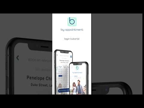 By Appointment app - login tutorial