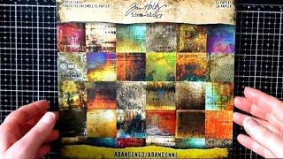 PAPER STASH, Tim Holtz idea-ology, ABANDONED, short presentation