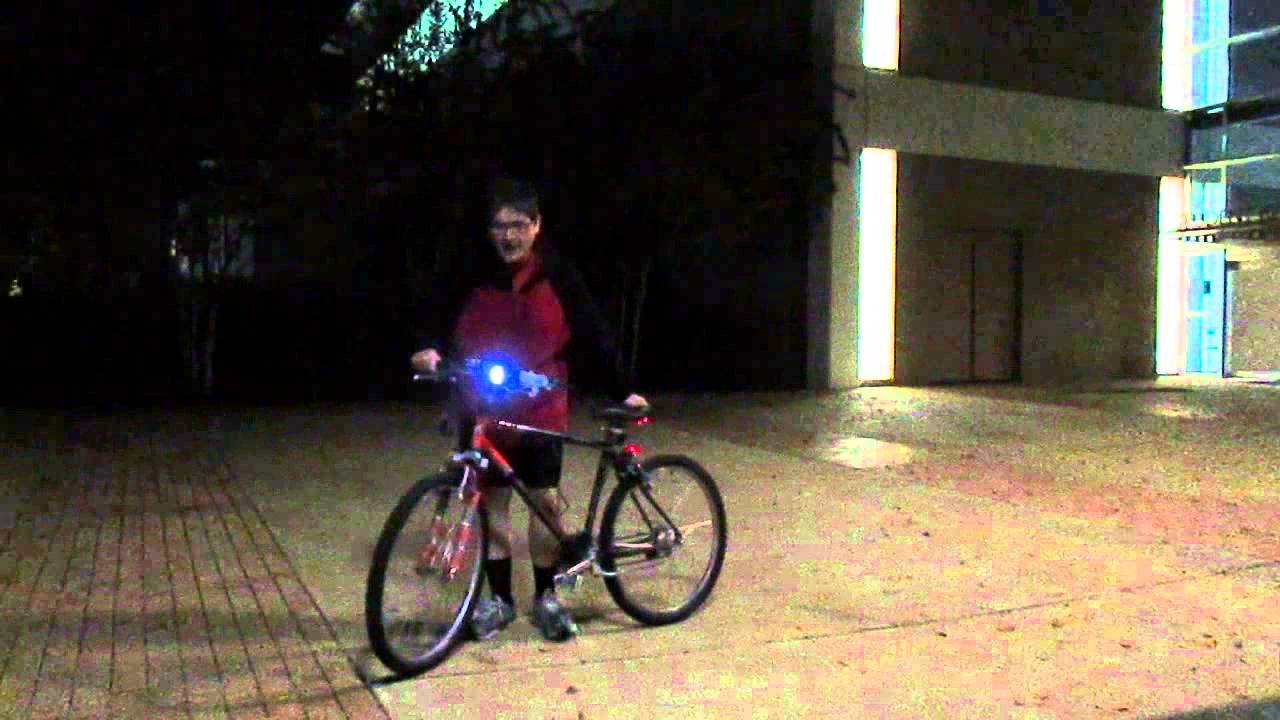 How To Bike Safe At Night - Lights!
