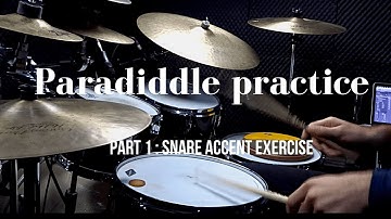 Paradiddle Practice Part 1: Snare Accent Exercise
