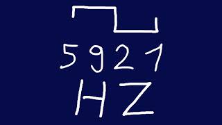 5921 hz square