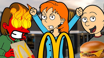 Classic Caillou BEHAVES at McDonalds/UNGROUNDED/Rosie Misbehaves/GROUNDED