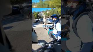 Cop Pulls Gun On Grom Riders| 🎥 @WyteCuz #motorcycle #fyp #cop
