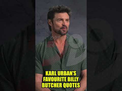 Video Karl Urban's favourite Billy Butcher quotes.