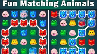 Connect Animal Matching Games Gameplay Video for Android Mobile screenshot 3