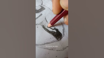 Jonathan James pencil drawing || painting with Abel shibu