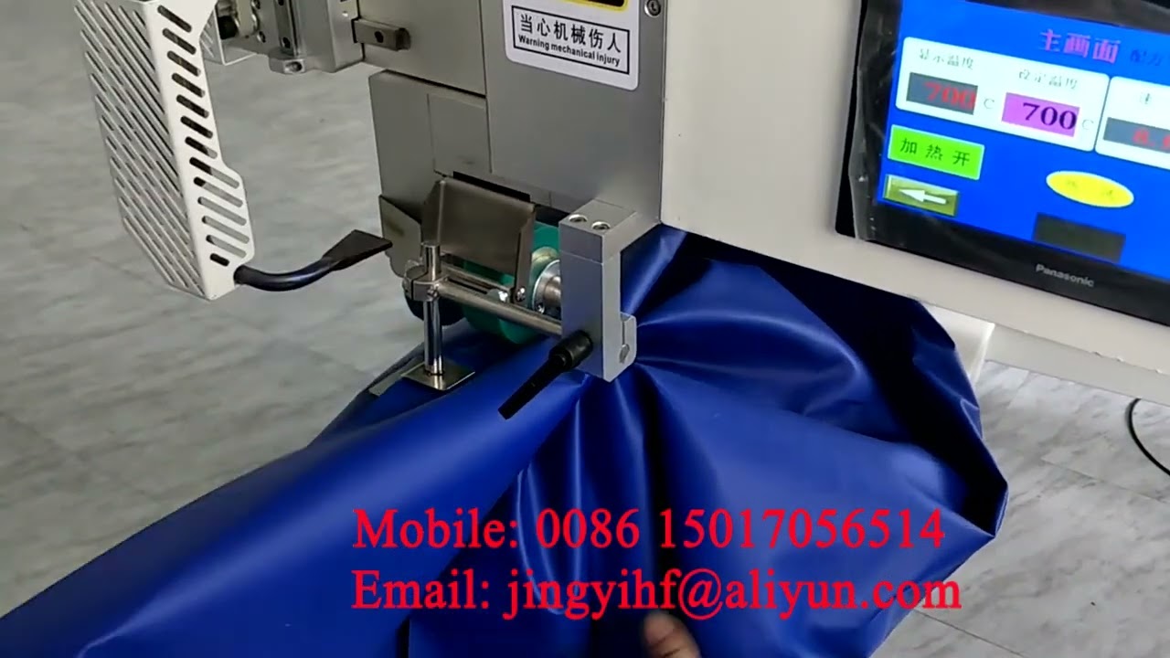 JY 2500 pvc fabric Hot air welding machine for making floating boat