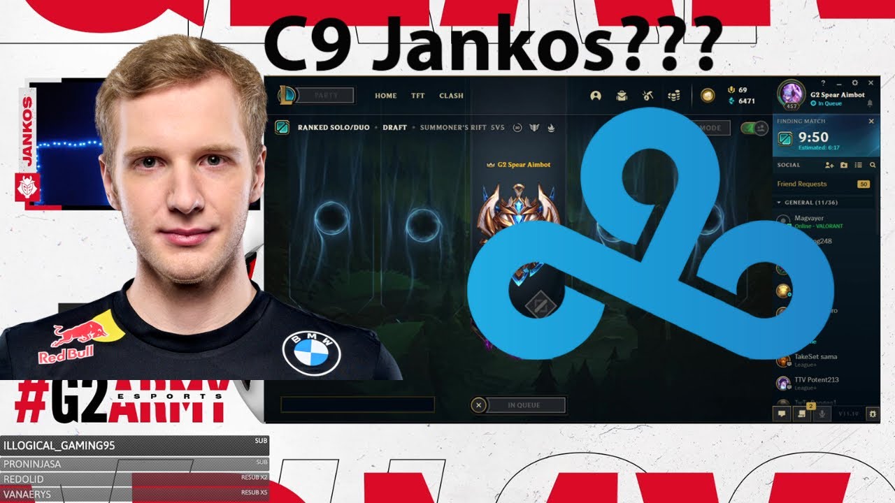 G2 Jankos talks about joining C9 after worlds!! RIP Blaber!