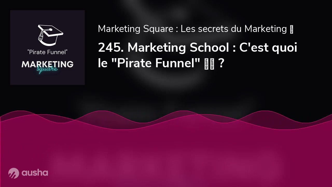245. Marketing School : C'est quoi le "Pirate Funnel" 🏴‍☠️ ?