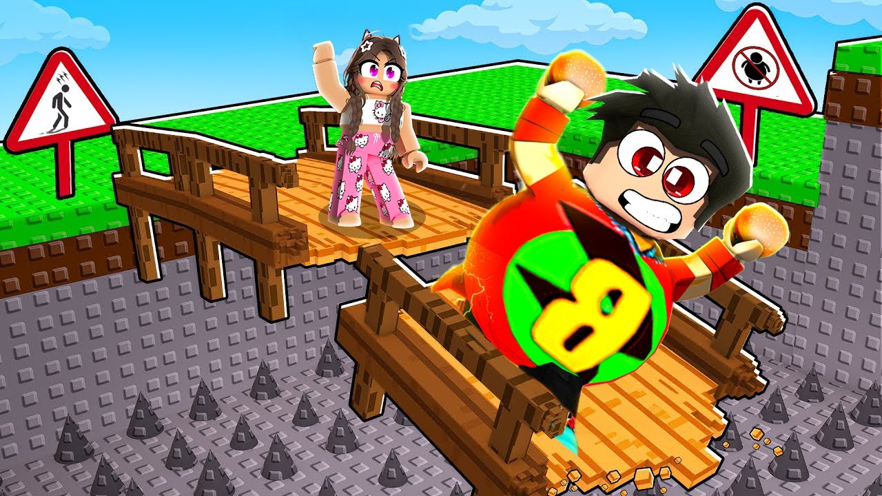 AYBÜKE TOMBİK OLDU 🤣 BEN ZAYIF BERABER OBBY YAPTIK! Roblox Fat And Skinny 2 player obby