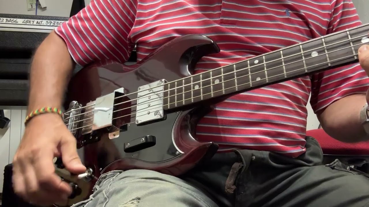 1973 Aria H.B. EB-3 Bass - Cherry - Gibson Lawsuit Matsumoku - YouTube
