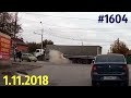 ДТП и аварии. Новый видеообзор от канала «Дорожные войны!» за 1.11.2018. Видео № 1604.