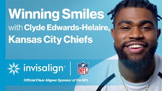 Official Clear Aligner of the NFL – Winning Smiles with Clyde Edwards-Helaire | Invisalign